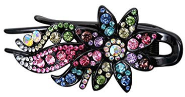 Fleur Cheveux Dovetail Design Flexible Femmes Clip Clip Accessoire Cheveux Mode Bandeaux Femmes, multicolore, Taille unique