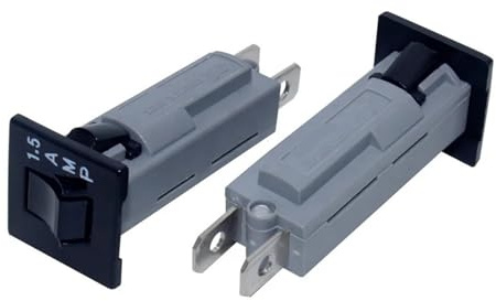 Disjoncteur thermique Push Interrupteur de protection contre les surcharges thermiques à réinitialisation série 92, disjoncteur 0,5-20 A, protecteur de surintensité(4A)