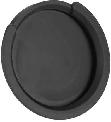 Greensen 86mm Cache-Rosace pour Guitare, Accessoire D'Instrument de Musique Anti-Larsen pour Guitare Matériel Musical Sans Modification Nécessaire en Plastique Souple pour Guitare Folk (BLACK)