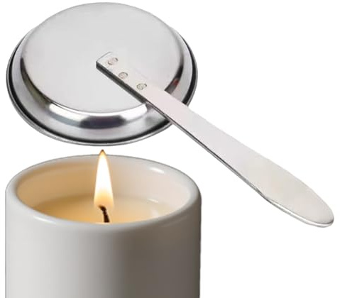 Genérico Apagavelas De Mango Largo | De Llama para Velas Aromáticas Acero Inoxidable | Herramienta Portátil Resistente Al Calor para Hogar Acampada Exterior Fogata Campamento