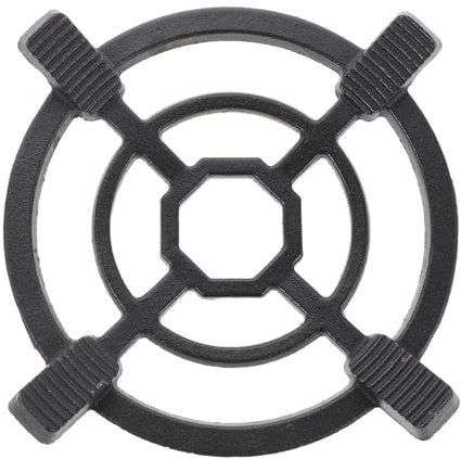 Black Iron Alloy Stove Support Rack for Milk Pot and Pans | Wind Protection, Enhanced Stability, Space-saving Build, Universal Fit for Home Kitchen or Outdoor Picnics
