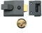 Yale Locks 89DMGPB Deadlock Nightlatch DMG Brass Cylinder 60mm Backset (Boxed)