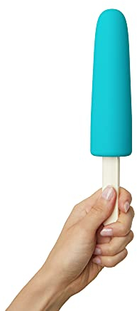 LOVE TO LOVE I-Scream, Klassischer Dildo, Kühlbar für Prickelnde Gefühlssensationen, Türkise Farbe