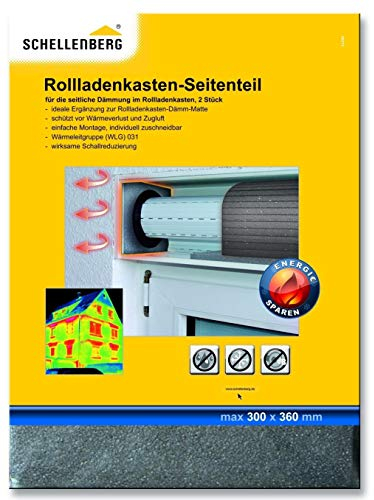 Schellenberg 5er Pack Rollladenkasten-Dämmrolle 1,3 x 30 x 37 cm