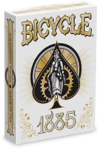 Fournier 10020281 - Bicycle 1885 Poker-Kartendeck, 1043864