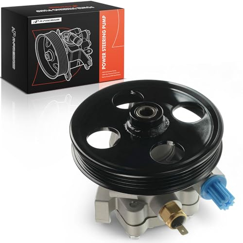 A-Premium Power Steering Pump, with Pulley, Compatible with Ford Fusion 2010-2012, Edge 2007-2010 & Lincoln MKZ 2007-2012, MKX 2007-2010, 3.5L, Replace # 8T433A696AA