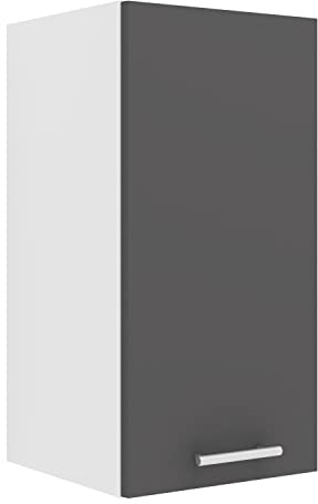 VCM Hängeschrank 30x31x60 cm 1 Tür 2 Fächer Wandschrank | Wandhängender Stauraum für Geschirr und Vorräte - Küche und Wohnbereich - für Wohngemeinschaften - Holzwerkstoff