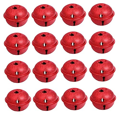 TOPPERFUN 30stücke Selbstgemachte Glöckchen für Weihnachtskränze Bastelglocken DIY-weihnachtsglocken-Accessoires für Dekoration
