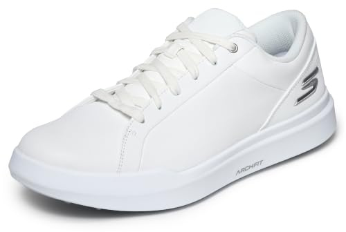 Skechers Go Golf Homme Drive 6 Arch Leather Relaxed Fit Spikeless Golf Shoe Basket