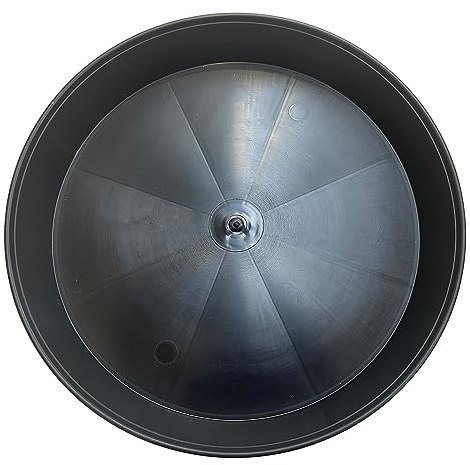 EarlyGrow 2-Pack 50cm Plant Pot Saucers, Flower Drip Trays for Horticulture, Hydroponics, Indoor/Outoor, Household and Garden Plants, Fruits and Vegetables