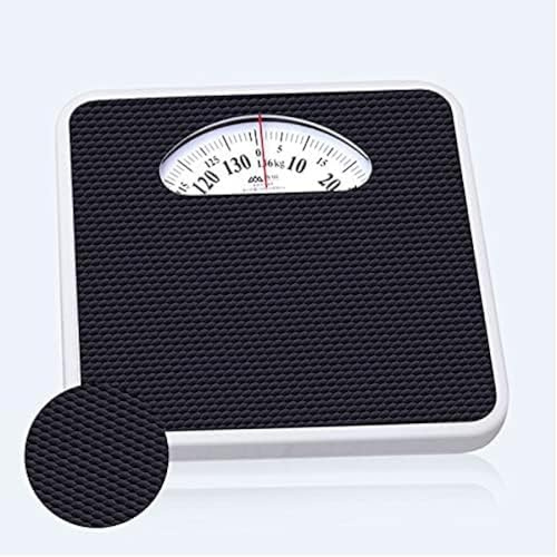 Pèse-personne mécanique 300 lb, noir