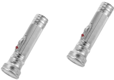 TOPBATHY 2 Piezas Linterna Nostálgica Pequeña Linterna Luz Nocturna De Emergencia De Emergencia Retro De Mano Antiguo Antigua Aire Aluminio