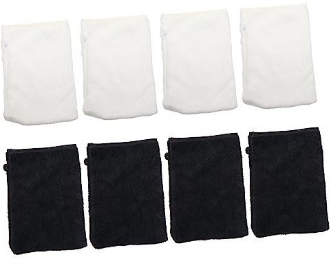 HONMEET 8stücke Mikrofaser Makeup Entferner Handschuhe Atmungsaktive Sanfte Gesichtsreinigungshandschuhe Für Müheloses Abschminken Und Peeling Für Frauen