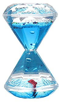 Tropfen Sanduhr Flüssig Bewegung Blasen, Liquid Motion Timer Bubble Sanduhr Schreibtisch Spielzeug Anti Stress Hourglass Fidget Toy Sensorisches Spielzeug für Kinder, Erwachsene