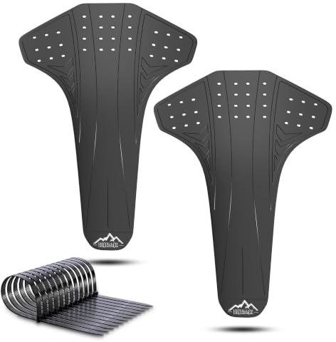NICEDACK Fahrrad Schutzblech, MTB Schutzblech VerläNgerung, Schutzbleche Mountainbike, Mudguard Rennrad Hinten, Fahrrad Spritzschutz Vorne, KotflüGel Fahrrad,Mud Guard MTB