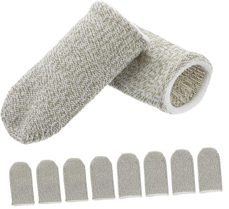 DIYEAH Manchons Chinlon et Jeu Coton de 10pcs Mobile en Doigts Anti-Transpiration Respirants pour Contrôle Précis Lors Sessions de Jeu Intenses