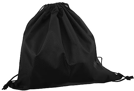 TOGEVAL Helmtasche in Schwarz aus Oxford Stoff mit Kordelzug Praktische Fahrrad Reisetasche Tragbarer Helmbeutel für Scooter und Outdoor Sport