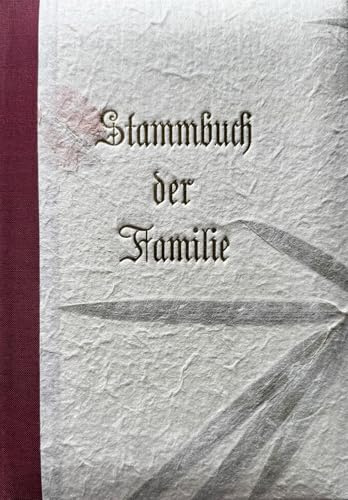 SPB edles Familienstammbuch Palermo im Stammbuchformat – Stammbuch handgeschöpftes Papier mit Goldprägung für Hochzeit, Standesamt, Heiratsurkunden, Geburtsurkunden & alle wichtigen Dokumente