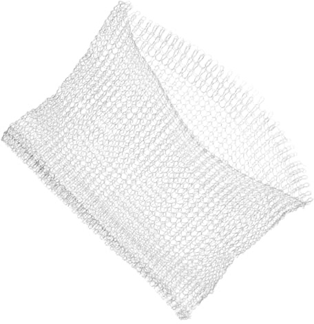 ROMISBABA Bolsa de Malla Metálica de Alambre para Protección de Raíces de Plantas y Vegetales, Multifuncional y Resistente Color Plata para Jardinería Exterior