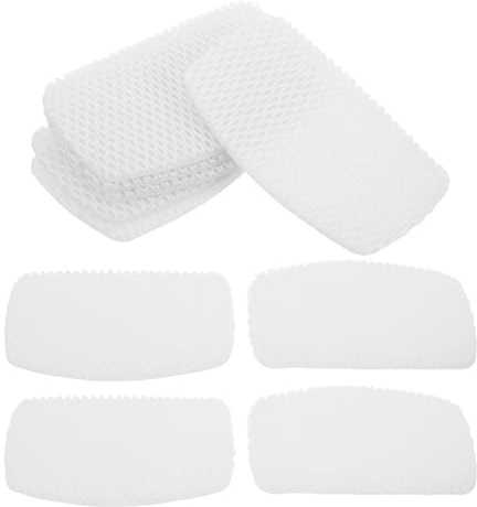 IMIKEYA Lot de 10 patchs pour chaussures, réparation de talons, coussinets auto-adhésifs en maille blanche pour baskets, chaussures de sport, de course, de loisirs et de les jours.