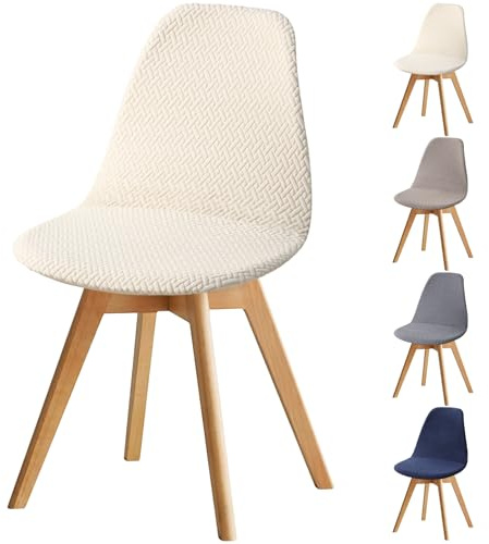 Fuloon Fundas para Sillas, Pack de 4 Fundas Sillas de Comedor Ajustables,Suave y Confortable Funda Protectoras para Silla Elasticas Lavables