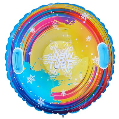Inflatable Snow Tubes for Adults,Cold Resistant Sledge Game,Reinforced Inflatable Tube for and Outdoor Activities | for and Winter Games