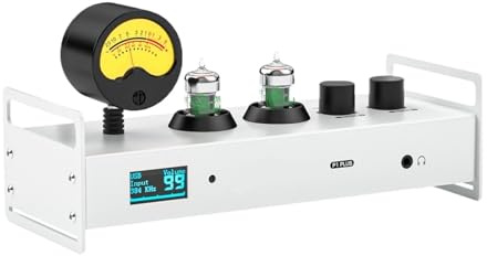 Preamplificatore valvolare Bluetooth USB DAC Amplificatore for cuffie con VU Meter