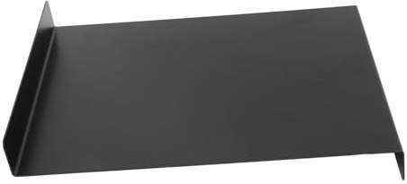 Jiawu Printmaking Bench Hook and Inking Plate, 9.1x7.1x1.0in Iron Linoleum Block Stop, Secure Carving Wood Block Inking Station, Anti-Slip Ink Plate for Printing Supplies, Screw