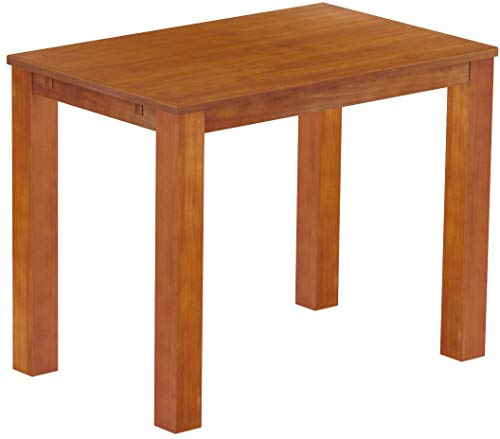 Hochtisch Rio Classico 140x90 cm Kirschbaum Bartisch Holz Tisch Pinie Massivholz Stehtisch Bistrotisch Tresen Bar Thekentisch Echtholz Größe und Farbe wählbar Brasilmöbel