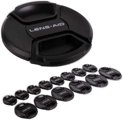 Lens-Aid Copriobiettivo Snap-On 55mm – Protezione Universale per Obiettivi DSLR & Mirrorless, Compatibile con Canon, Nikon, Sony, Fujifilm, Sigma – Disponibile in Diametri 37–105 mm