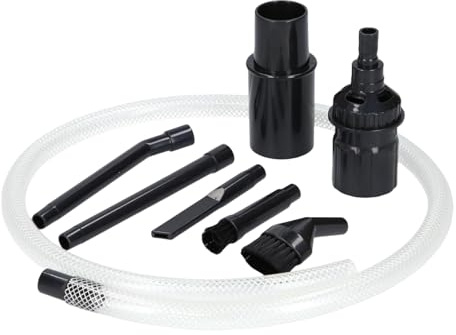 Universal Staubsaugerdüsen Set, 9 Teilig, Ø 28/32 mm Reinigungsset Mini mit Fugendüse Staubpinsel Möbelpinsel Schlauchverlängerung für Hobby Computer Auto Modellbau