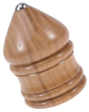 BESTonZON Holzkreisel DIY-gyroskop Steckspielzeug Für Junge Mädchen Und Ältere Menschen Aus Hochwertigem Ulmenholz Braun Fördert Kreativität Und Motorik