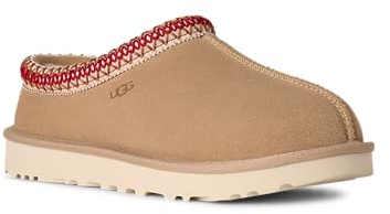 UGG Women's Tasman II Slipper Sand/Dark Cherry 9