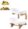 Cesta de frutas de 2 niveles, estante para verduras, cesta de pan, estante de madera de polipropileno, bandeja de servir, cestas de frutas, estante de almacenamiento de verduras para cocina, hogar