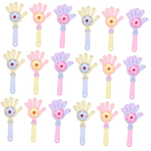 CLISPEED 20pezzi Giocattoli Rumorosi Batacchi Riutilizzabili per Feste Accessori per Batacchi Creatori di Rumore Divertenti per Ragazzo Ragazza e Eventi