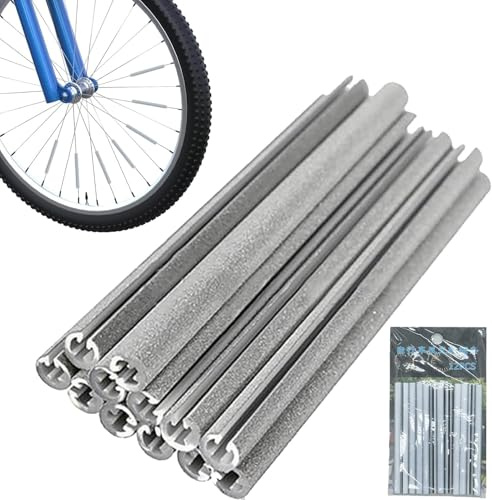 PATRICKWHITE Riflettori a 36 raggi per bicicletta, riflettori approvati StVZO per bicicletta, riflettori per bicicletta, alternativa alla luce per raggi occhi di gatto
