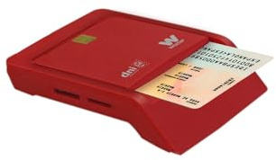 Woxter Lector DNI Electrónico Combo Rojo, rot