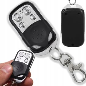 VIFER Fernbedienungs Schlüsselanhänger, Garagentor Handsender Universal Klonen Garagentoröffner Fernbedienung Schlüsselanhänger 433 MHz Ersatz für Auto, Garagentor, Tor