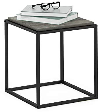 Furinno Moretti Modern Lifestyle Stackable Shelf, 1-Tier, French Oak Grey