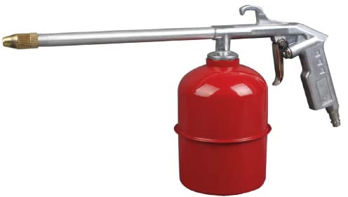 Kombo Pistola aria compressa con serbatoio 750ml per lavaggio motore, max 15bar, canna 21cm, innesto maschio eu, modello KO296