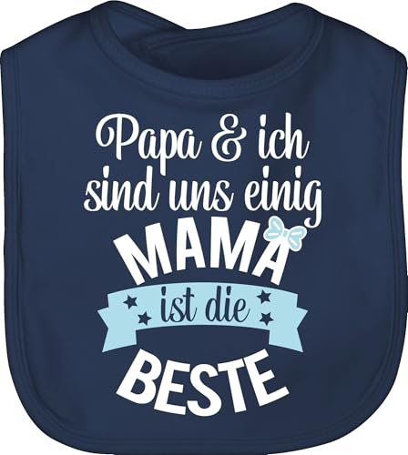 Shirtracer - Baby Lätzchen - Mama ist die Beste I