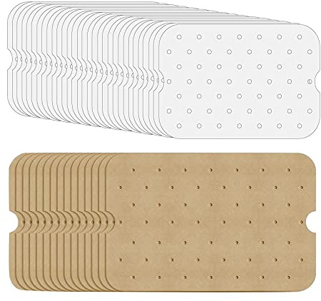 Bassulouda Lot de 200 feuilles de papier parchemin pour friteuse Ninja Foodi XL Smart FG551 6 en 1 pour grille d'intérieur Ninja Foodi Accessoires