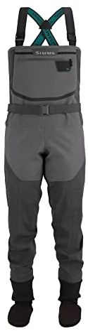 Simms Women’s Freestone Stockingfoot Chest-High Fishing Waders - Durable, Breathable, Performance-Driven Waterproof Waders, Slate, Large 9-11 Foot