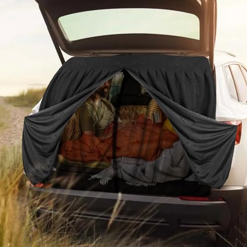 Auto Zanzariera Magnetica per SUV, Zanzariera Per Portellone Posteriore Universali a Due Strati per Portellone posteriore con Esterno in Pelle Scamosciata per VW T-Roc T-oyota Yaris Cross VW T-iguan