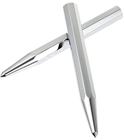 BESTonZON 2st Probenstanzen Frühlingspunsch Mittelstempel Aus Metall Nagelstanze Optischer Körner Mittellochstanze Federkörner Bohrer Rutschfest Einstellen Stahl Mit Hohem Kohlenstoffgehalt