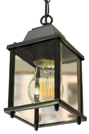 CHUNGYANG Lampe À Suspension Étanche Extérieure, Lustre De Décoration De Campagne Minimaliste Américain, Lumières Suspendues De Couloir De Cour, Luminaire De Plafond Créatif De Pavillon De Jardin