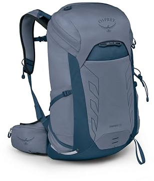 Osprey Tempest 26L Women's Lightweight Hiking Backpack - Daypack for Travel & Camping, Anchor Blue/Atlas