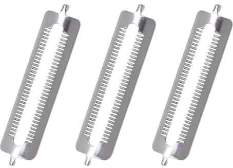 3 Stück Sparschäler Tupper,Schäler für Tupperware Ersatzteile,Edelstahl Ersatzklingen,Schälmesser,Ersatzklinge für Kartoffelschäler,Gemüseschäler,Turbo Spargelschäler,Orangenschäler,Vegetable Peeler