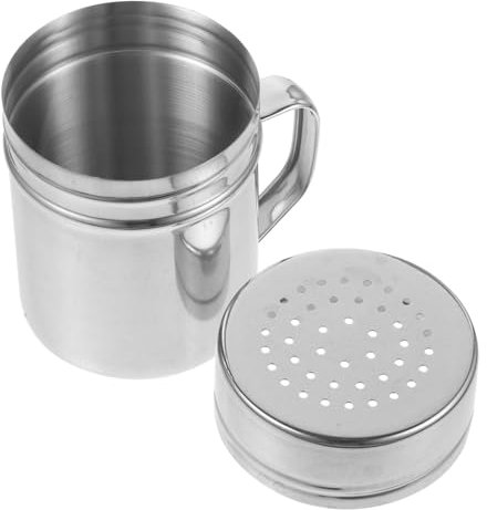 Warmhm Contenitore Per Condimenti in Acciaio Dispenser Portatile Per e Spezie Shaker Con Distribuzione Precisa Per Uso Viaggio