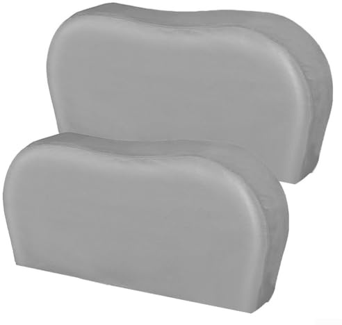 Sumsoctober Lot de 2 housses de pneu robustes à double essieu pour camping-car, caravane, remorque – Protection de roue en vinyle imperméable 170 × 34 × 83 cm pour pneus de 66 à 80 cm, résistante au